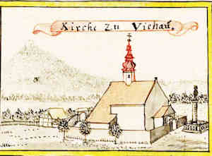 Kirche zu Viehau - Kościół, widok ogólny